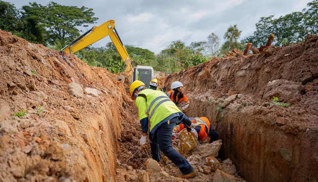 obra de construção